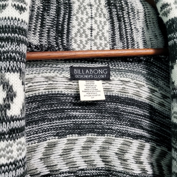 Billabong Long Sleeve Poncho Style Cardigan - S - Picture 7 of 9